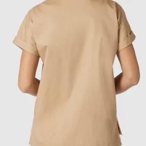 BOSS Kurzärmelige Bluse Mit Brusttaschen Modell ‘Baranda’ – Camel 15