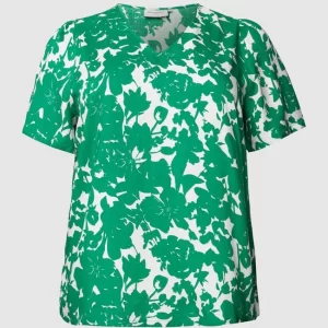 ONLY CARMAKOMA PLUS SIZE Blusenshirt Mit Floralem Muster – Hellgrün 9