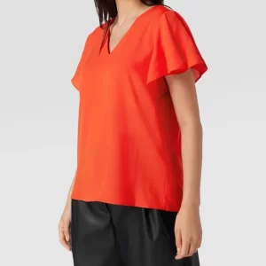 Jake*s Collection Bluse Mit Volantärmeln – Rot 13