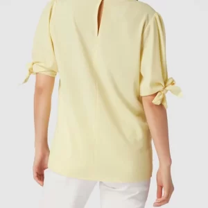 HUGO Blusenshirt Mit Rundhalsausschnitt Modell ‘Ciliras’ – Hellgelb 15