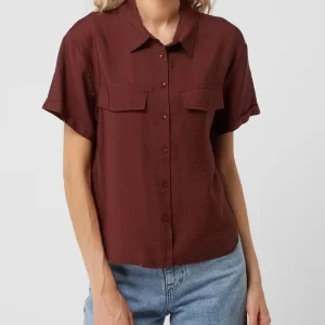 Another Label Bluse Aus Viskosemischung Modell ‘Laurel’ – Schokobraun 13