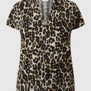 FREE/QUENT Blusenshirt Mit Leopardenmuster Modell ‘Yrsa’ – Schwarz 9