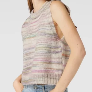 Only Strickweste Mit Streifenmuster Modell ‘CAMA’ – Offwhite 11