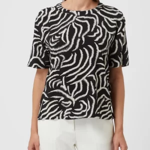Tom Tailor Blusenshirt Mit überschnittenen Schultern – Schwarz 13