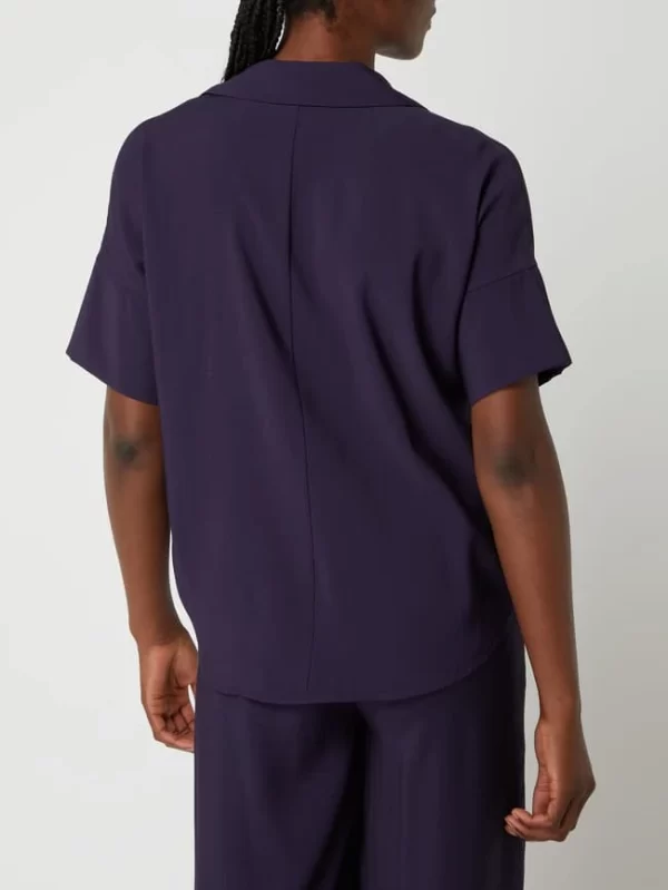 Mango Blusenshirt Aus Viskosemischung Modell ‘Bye’ – Dunkelblau 6