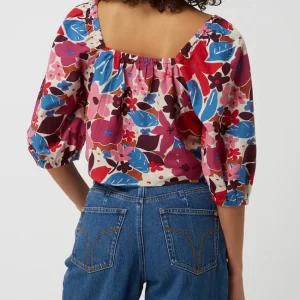 Edc By Esprit Bluse Mit Leinen-Anteil – Pink 15