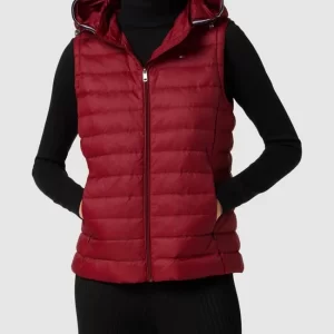 Tommy Hilfiger Daunenweste In Stepp-Optik Modell ‘ess’ – Bordeaux Rot 13