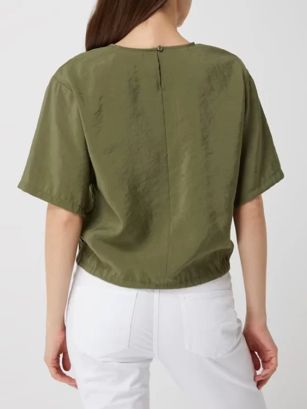 Marc O’Polo Denim Blusenshirt Aus Modalmischung – Olivgrün 6