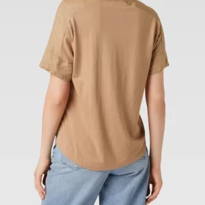 S.Oliver RED LABEL Blusenshirt Mit Seitenschlitzen – Hellbraun 15