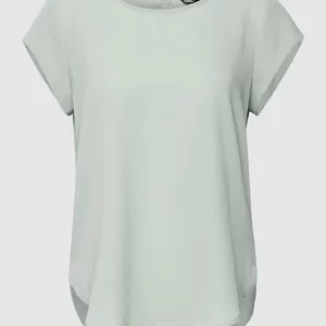 Only Blusenshirt In Unifarbenem Design – Mint 9