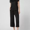 Taifun Blusenshirt Mit Kontrastvorderseite – Schwarz 19