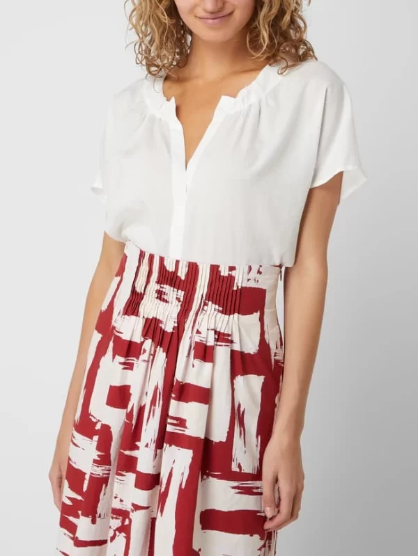 Gerry Weber Blusenshirt Aus Lyocell – Offwhite 5