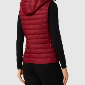 Tommy Hilfiger Daunenweste In Stepp-Optik Modell ‘ess’ – Bordeaux Rot 15