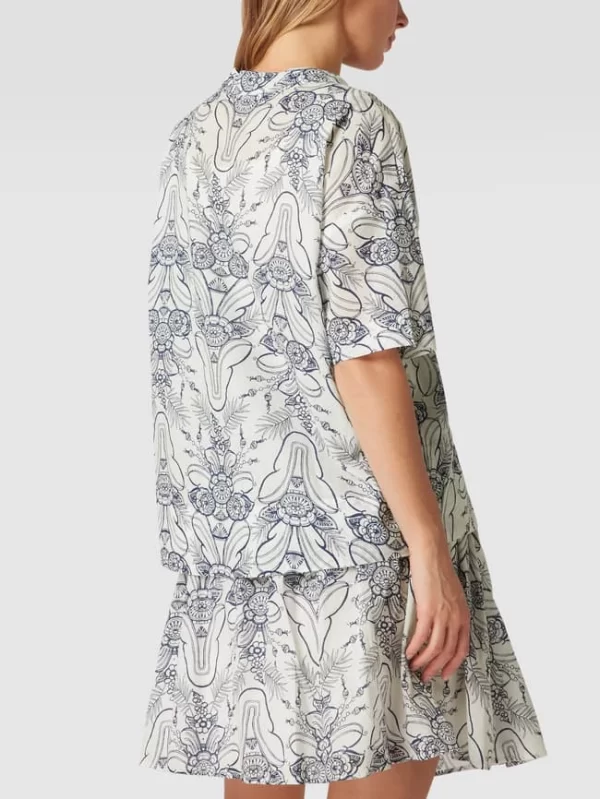 Marc O’Polo Blusenshirt Mit Floralem Allover-Muster – Offwhite 6