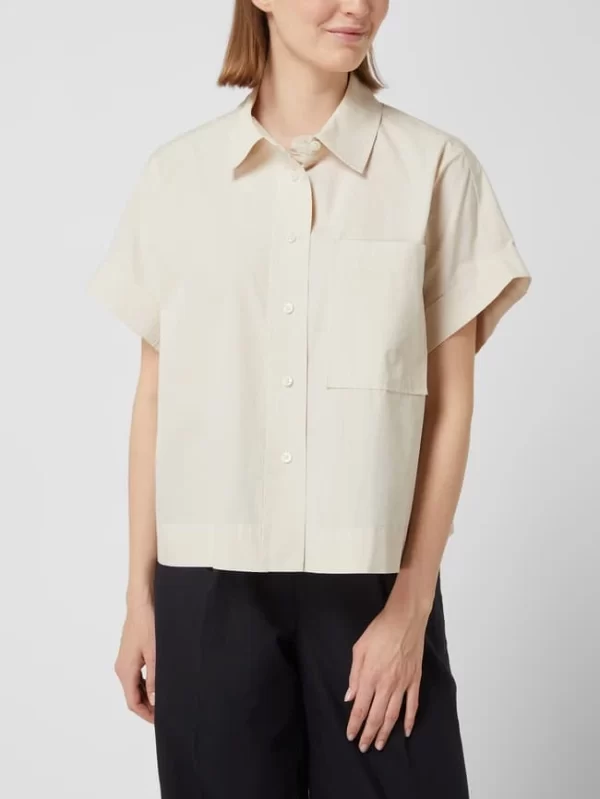 Opus Boxy Fit Bluse Aus Baumwolle Modell ‘Fajuna’ – Offwhite 5