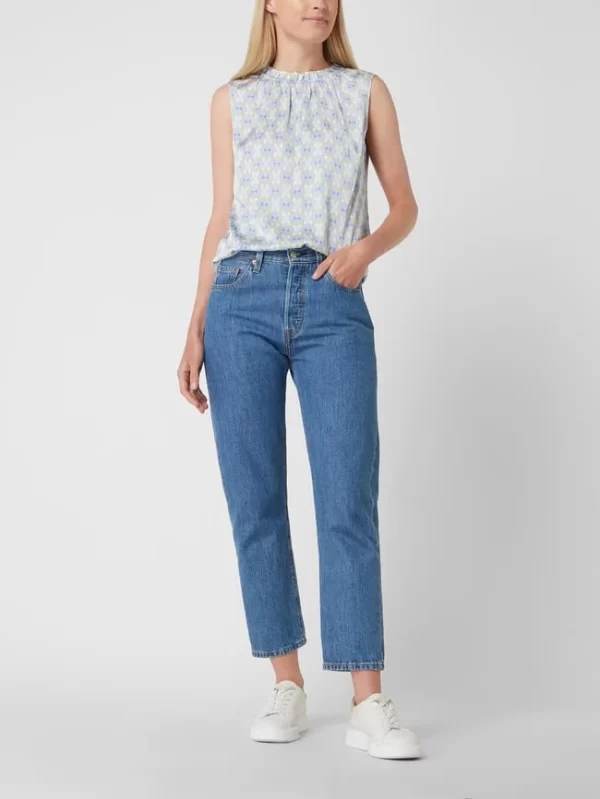 Betty Barclay Blusentop Mit Allover-Muster – Hellblau 1