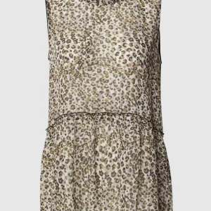 Marc Cain Blusentop Mit Allover-Animal-Print – Olivgrün 9