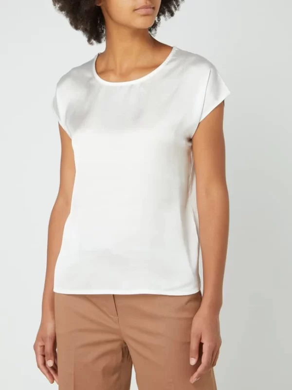 More & More Blusenshirt Mit Angeschnittenen Ärmeln – Offwhite 5