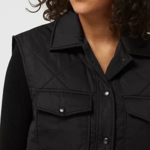 Selected Femme Steppweste Mit Umlegekragen Modell ‘Tinna’ – Schwarz 11