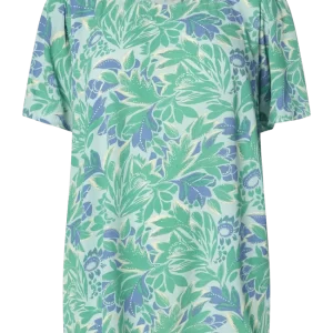 ONLY CARMAKOMA PLUS SIZE Blusenshirt Mit Allover-Muster – Hellgrün 9