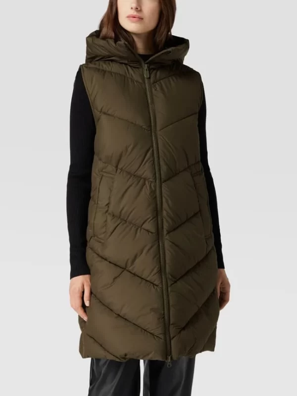 SAVE THE DUCK Steppweste Mit Kapuze Modell ‘JULIET’ – Khaki 5