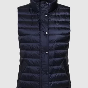 Gant Daunenweste Mit Label-Print Modell ‘Light Down Gilet’ – Marineblau 9