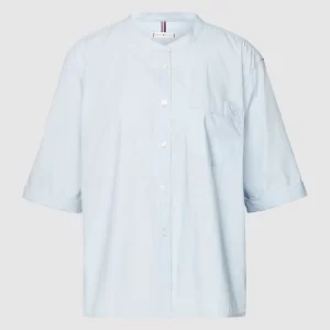 Tommy Hilfiger Bluse Mit Brusttasche – Hellblau 9