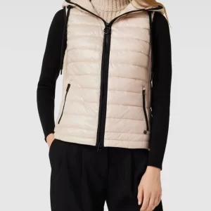 Marc Cain Steppweste Mit Kapuze – Beige 13