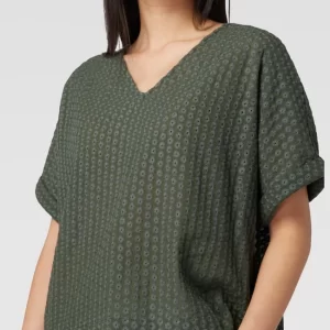 Opus Bluse Mit Allover-Stickerei Modell ‘FALMA’ – Schilf 11