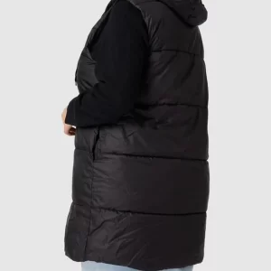 ONLY CARMAKOMA PLUS SIZE Steppweste Mit Kapuze – Schwarz 15