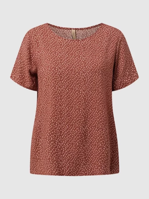 Soyaconcept Blusenshirt Mit Floralem Muster – Bordeaux Rot 3