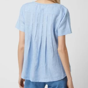 Redgreen Blusenshirt Aus Leinen-Lyocell-Mix Modell ‘Agneta’ – Hellblau 15