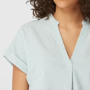 Montego Blusenshirt Aus Seersucker – Smaragdgrün 11