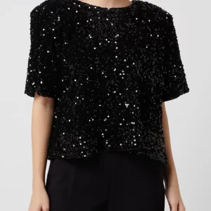 Moves Blusenshirt Mit Pailletten Modell ‘Discella’ – Schwarz 13