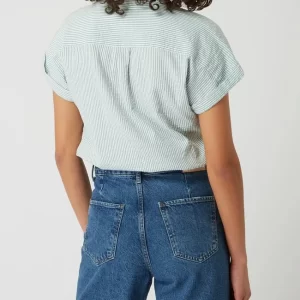 Montego Blusenshirt Aus Seersucker – Smaragdgrün 15
