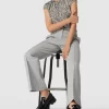 Comma Bluse Mit Allover-Muster Modell ‘September’ – Schwarz 17