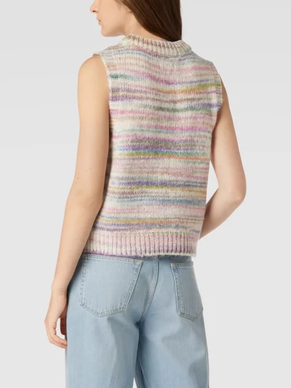 Only Strickweste Mit Streifenmuster Modell ‘CAMA’ – Offwhite 6