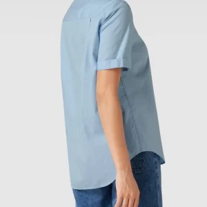 BOSS Casualwear Bluse Mit Stehkragen Modell ‘Befelina’ – Bleu 15