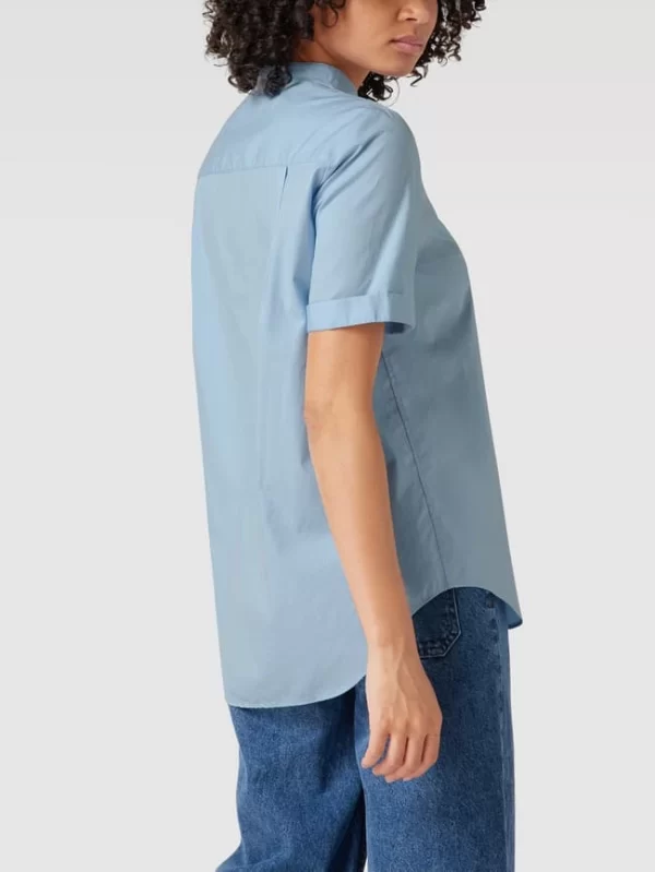 BOSS Casualwear Bluse Mit Stehkragen Modell ‘Befelina’ – Bleu 6