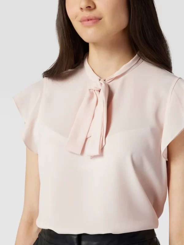 Jake*s Collection Bluse Mit Schluppe – Hellrosa 4