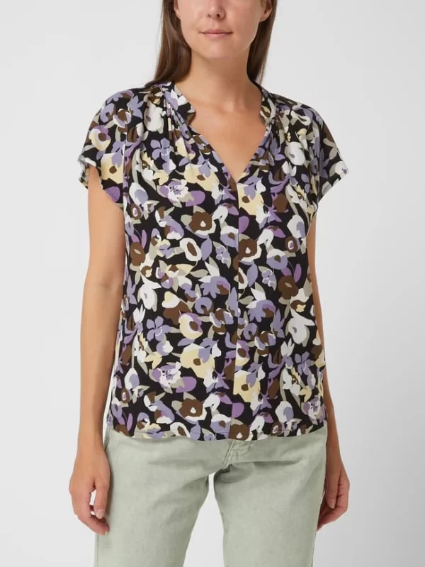 Soaked In Luxury Blusenshirt Mit Floralem Muster Modell ‘Marian’ – Schwarz 5