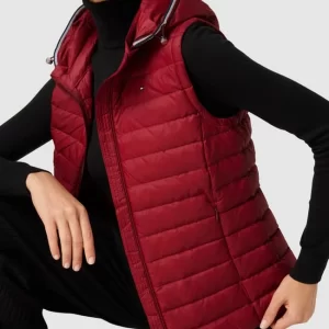 Tommy Hilfiger Daunenweste In Stepp-Optik Modell ‘ess’ – Bordeaux Rot 11