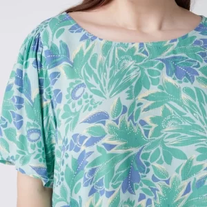 ONLY CARMAKOMA PLUS SIZE Blusenshirt Mit Allover-Muster – Hellgrün 11