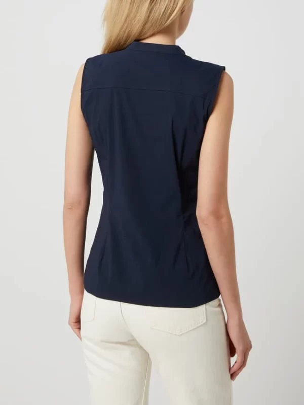 More & More Blusentop Mit Tunikakragen – Marineblau 6
