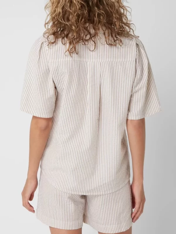Moves Bluse Aus Seersucker Modell ‘Lollie’ – Camel 6