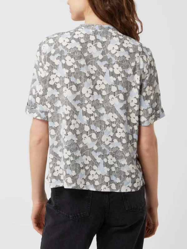 Jake*s Casual Bluse Aus Viskose – Dunkelgrau 6