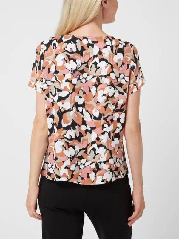 S.Oliver BLACK LABEL Blusenshirt Aus Krepp – Lachs 6
