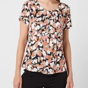 S.Oliver BLACK LABEL Blusenshirt Aus Krepp – Lachs 13