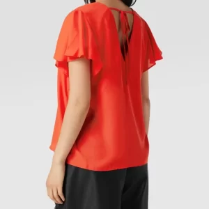 Jake*s Collection Bluse Mit Volantärmeln – Rot 15