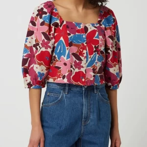 Edc By Esprit Bluse Mit Leinen-Anteil – Pink 13